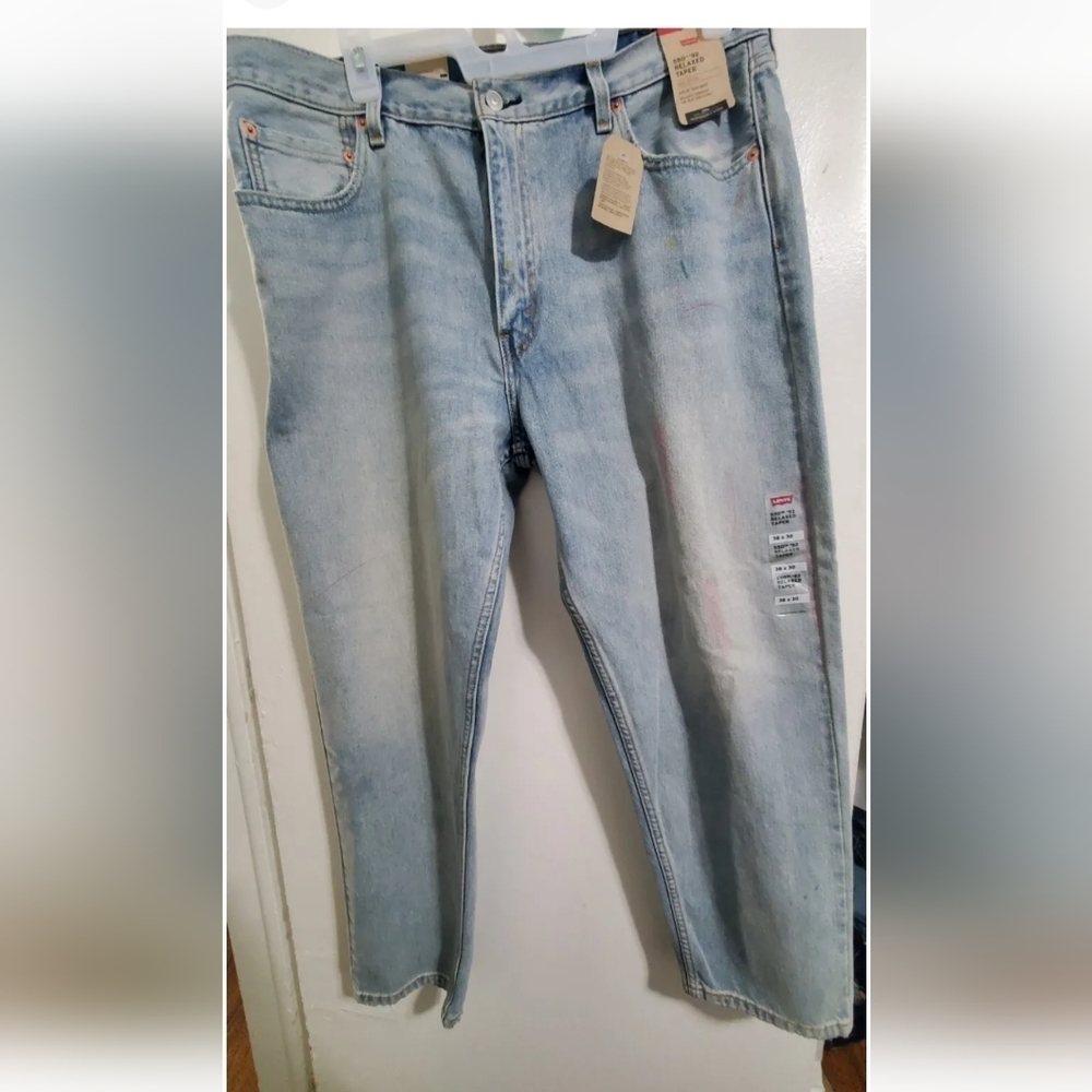 NWT Levi’s 550 ’92 Men’s Relaxed Taper Fit Jeans Blue, Size 38x30